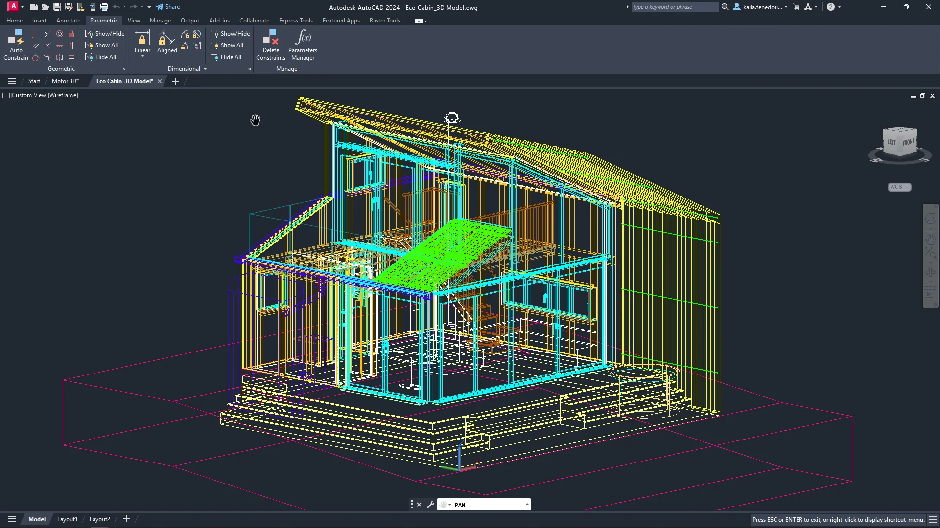 Desain Rumah 3D di AutoCAD