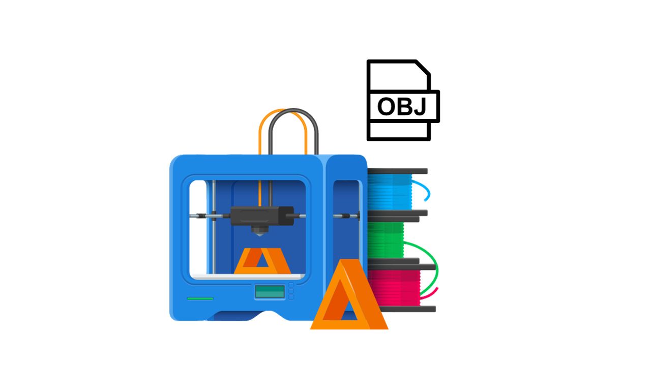 Format File 3D Printer - OBJ